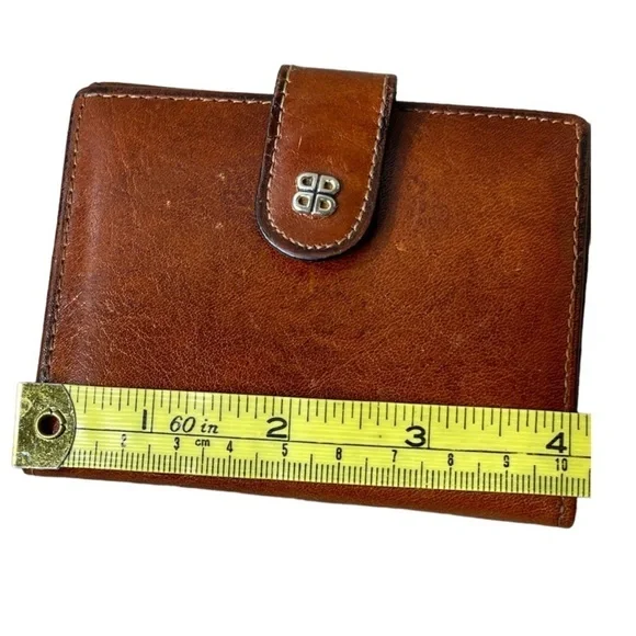 Vintage Bosca Old Leather Hand Stained Hide Card I.D. Wallet